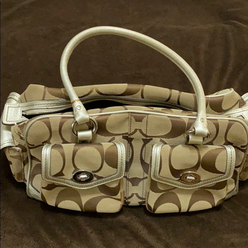 Gently used coach bag